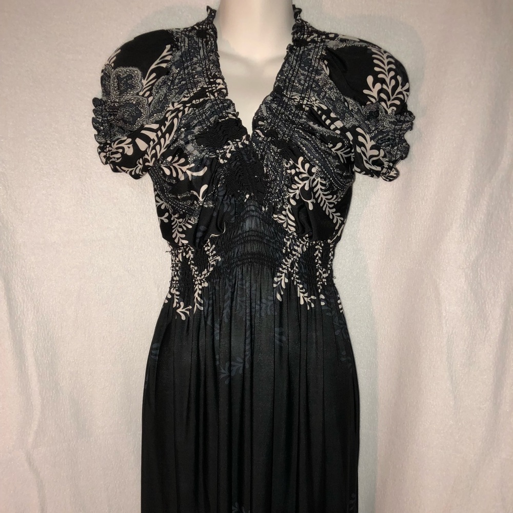 Black and White Maxi Dress